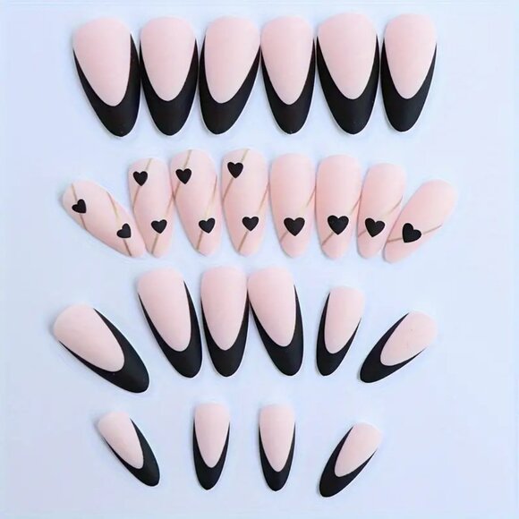 24-Piece Almond Shaped Nail Kit - Picture 2 of 5